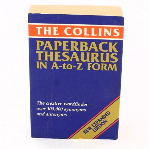 Paperback thesaurus in A-Z form