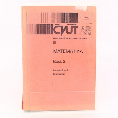 B. Budinský: Matematika I