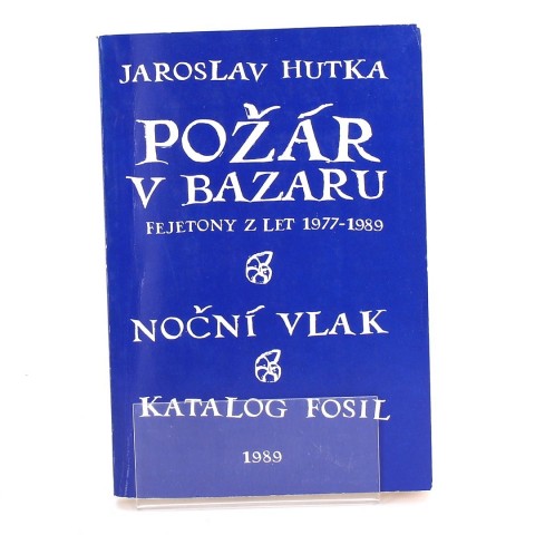 Požár v bazaru