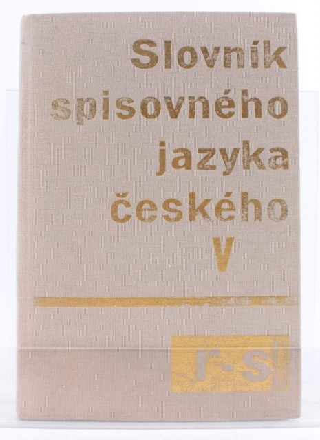 Slovník spisovného jazyka českého V R-S