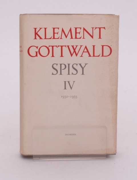 Spisy IV 1932 - 1933